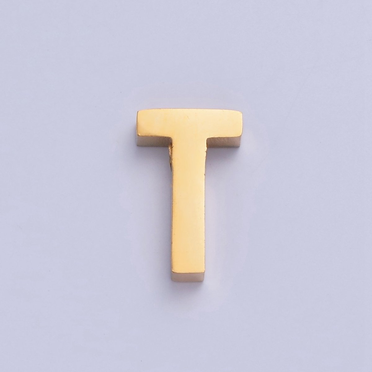 24K Gold Filled Stainless Steel Initial Alphabet For DIY Necklace Making W-809~W-834 - DLUXCA
