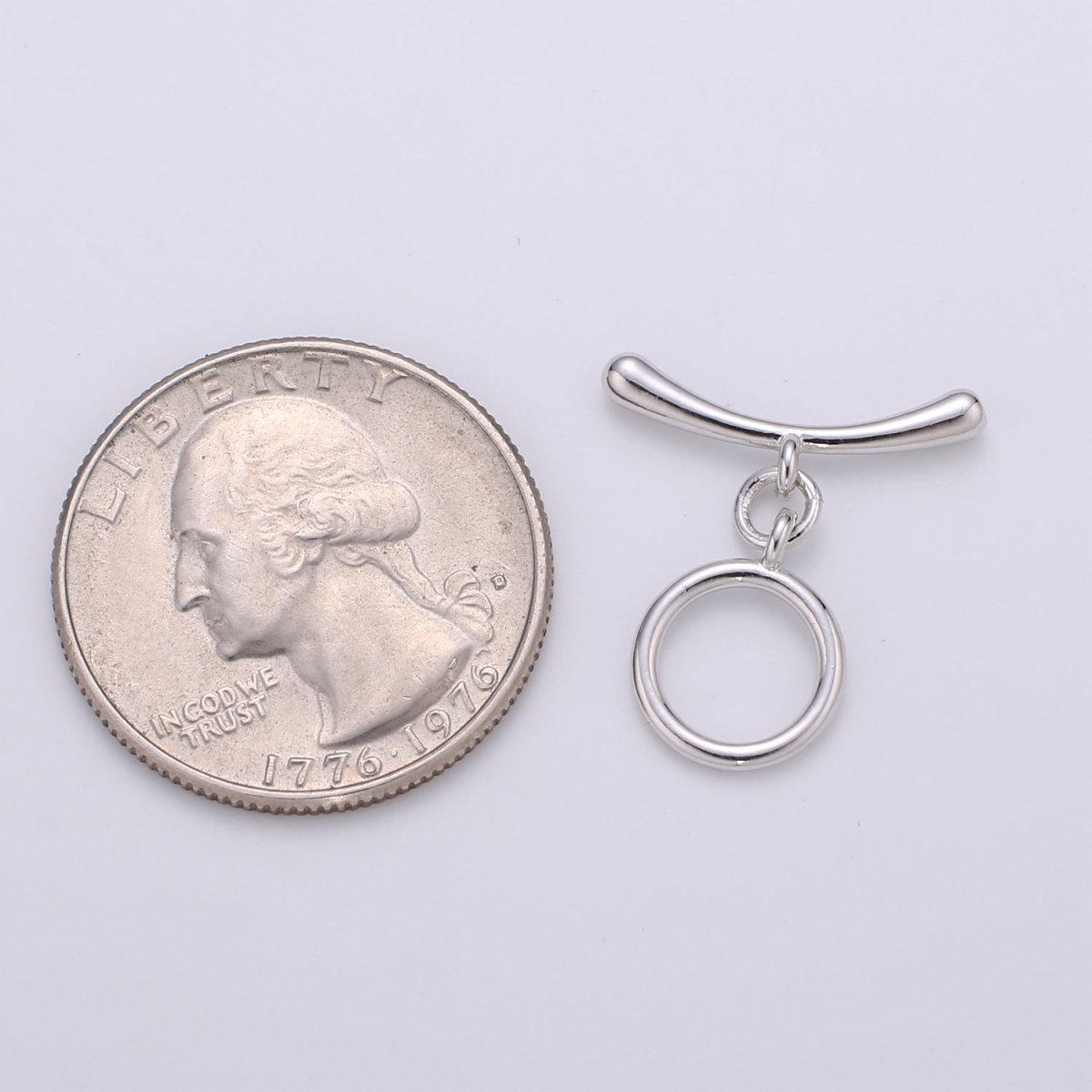 24K Gold Filled Toggle Clasp Smooth Circle OT Clasp For Jewelry Making Bracelet Necklace Diy Accessories Wholesale Supply Finding L-104~L-107 L-142 - DLUXCA