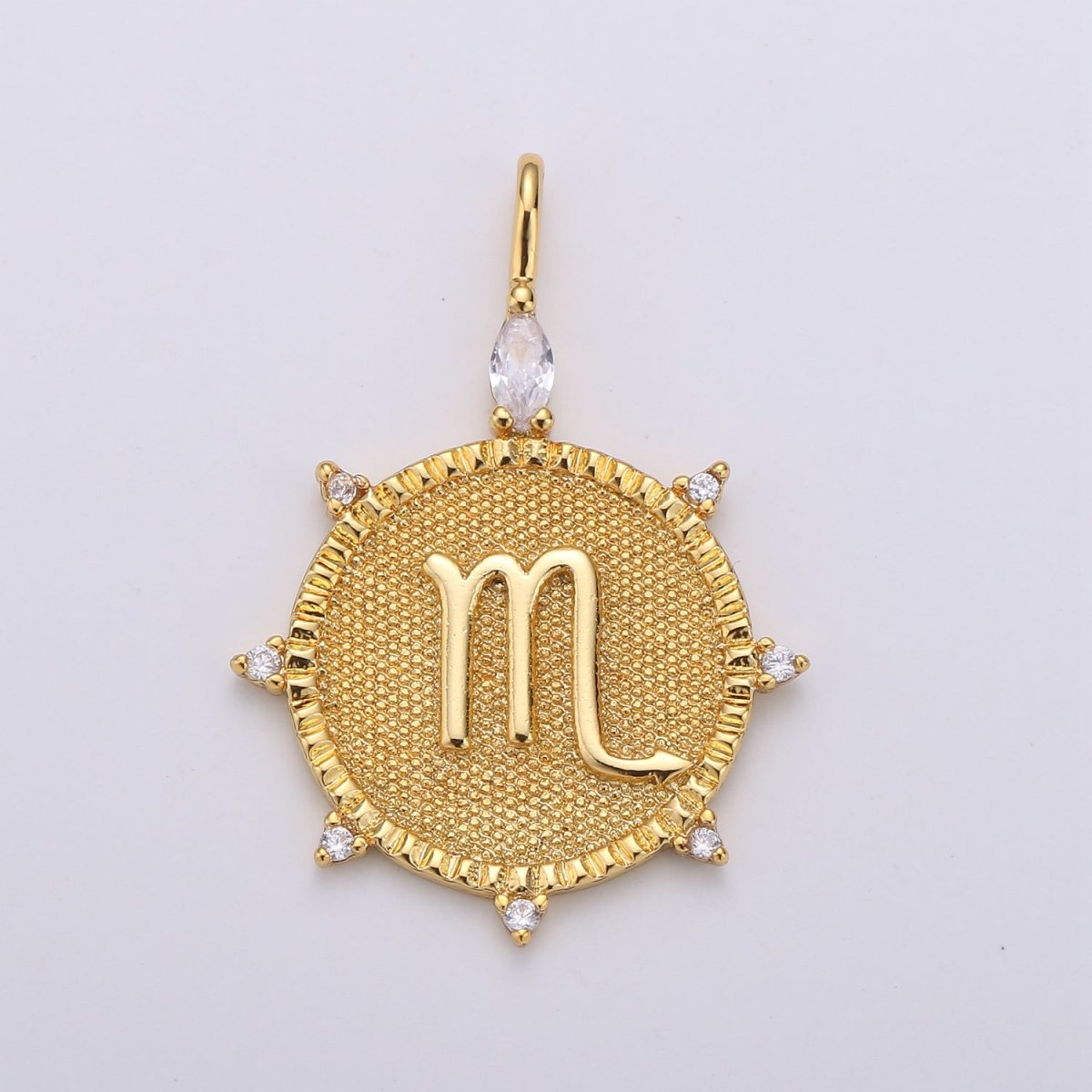 24k Gold Filled Zodiac Charms, Astrology Charms, Zodiac Necklace Charms, 12 Zodiac Charms for Jewelry Making Supply A-495-A-506 - DLUXCA