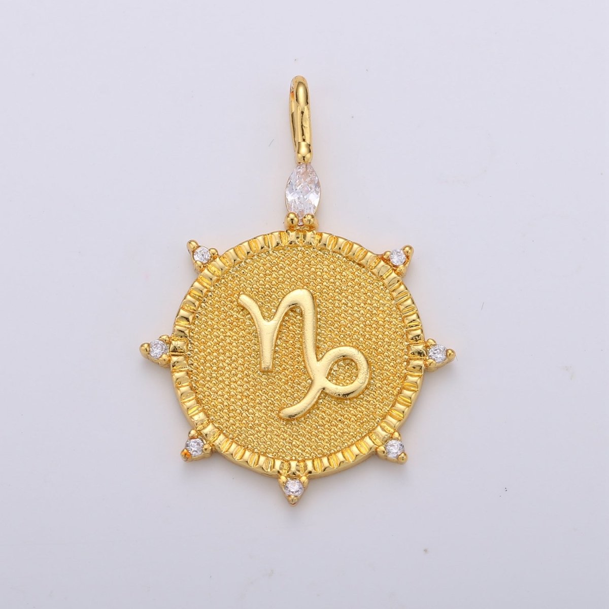 24k Gold Filled Zodiac Charms, Astrology Charms, Zodiac Necklace Charms, 12 Zodiac Charms for Jewelry Making Supply A-495-A-506 - DLUXCA