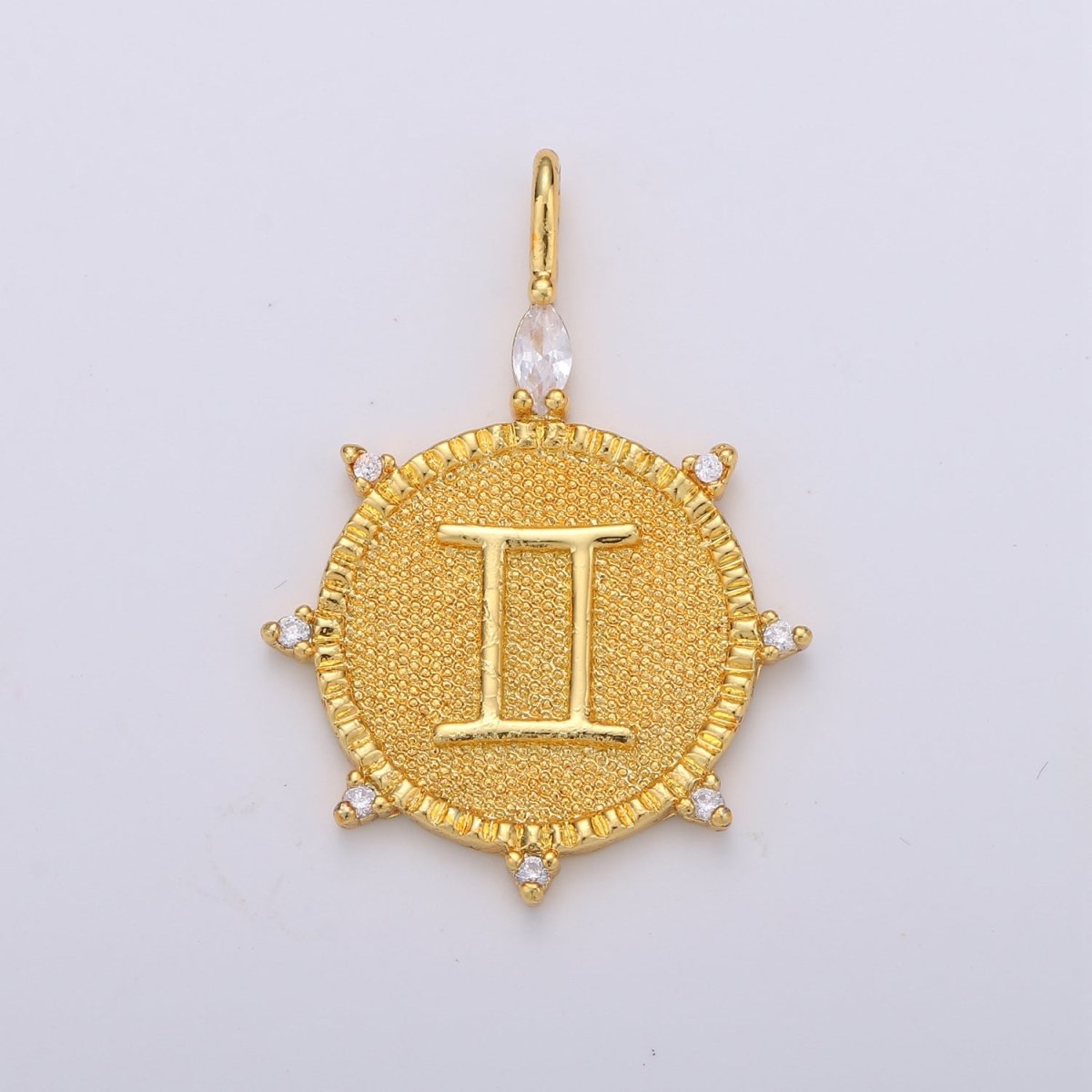 24k Gold Filled Zodiac Charms, Astrology Charms, Zodiac Necklace Charms, 12 Zodiac Charms for Jewelry Making Supply A-495-A-506 - DLUXCA