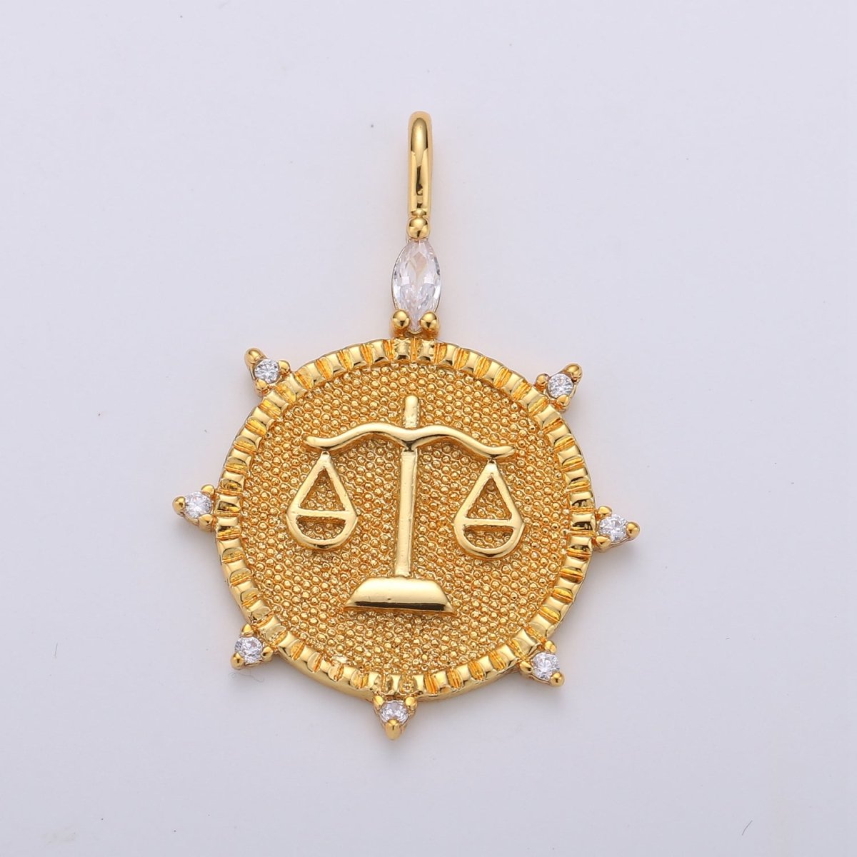 24k Gold Filled Zodiac Charms, Astrology Charms, Zodiac Necklace Charms, 12 Zodiac Charms for Jewelry Making Supply A-495-A-506 - DLUXCA