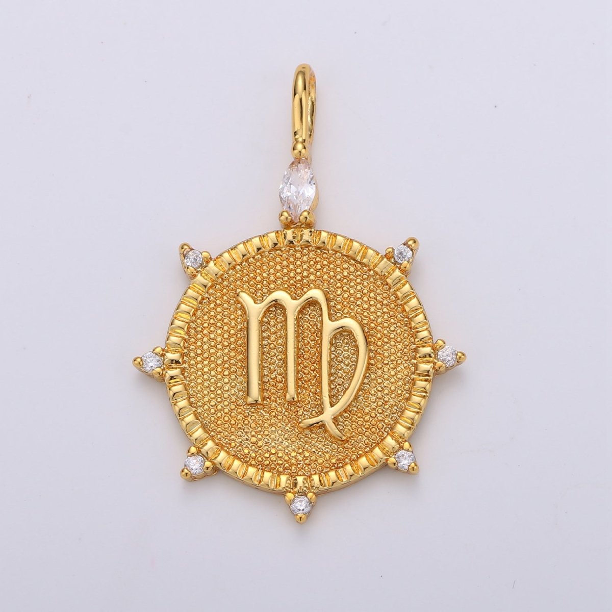 24k Gold Filled Zodiac Charms, Astrology Charms, Zodiac Necklace Charms, 12 Zodiac Charms for Jewelry Making Supply A-495-A-506 - DLUXCA