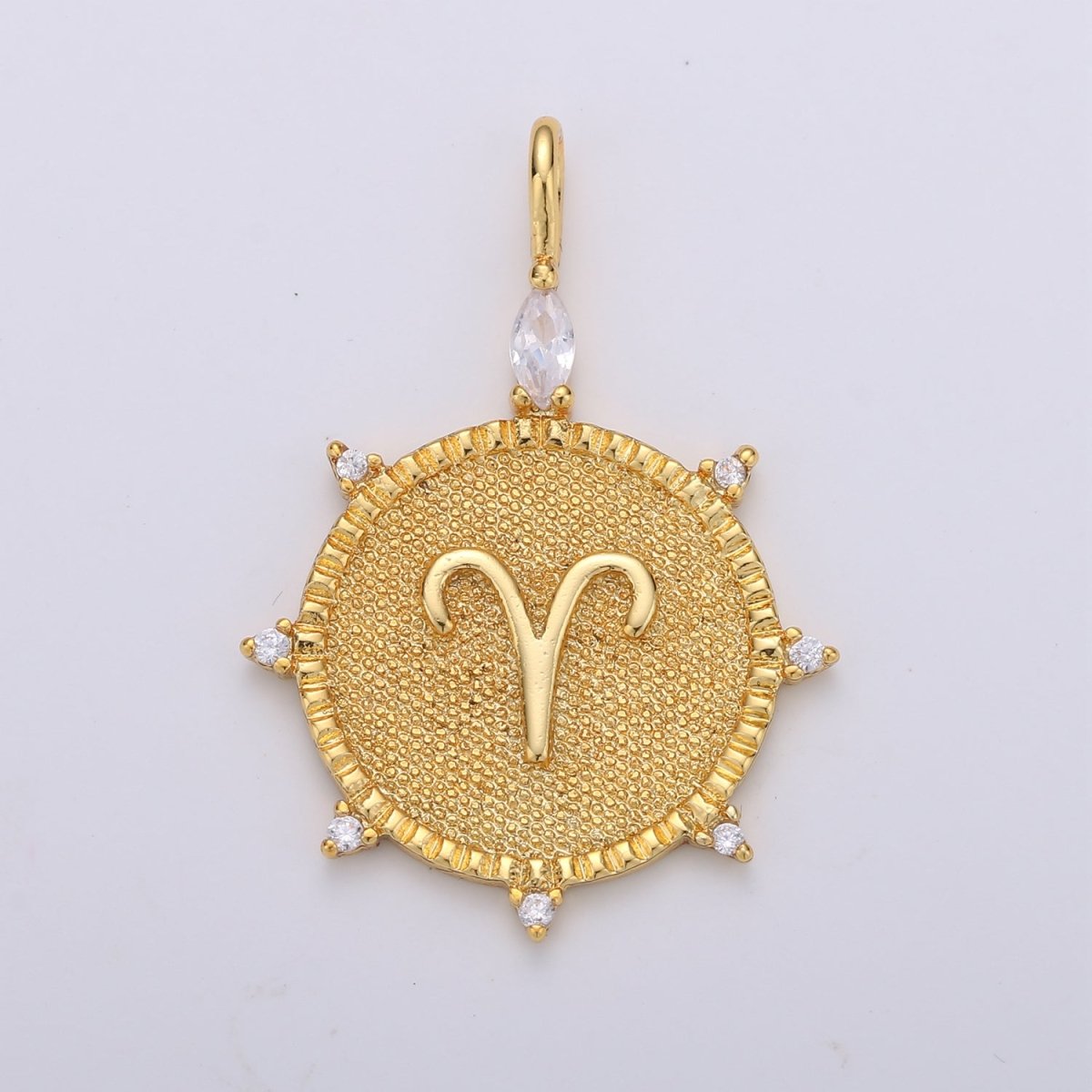 24k Gold Filled Zodiac Charms, Astrology Charms, Zodiac Necklace Charms, 12 Zodiac Charms for Jewelry Making Supply A-495-A-506 - DLUXCA