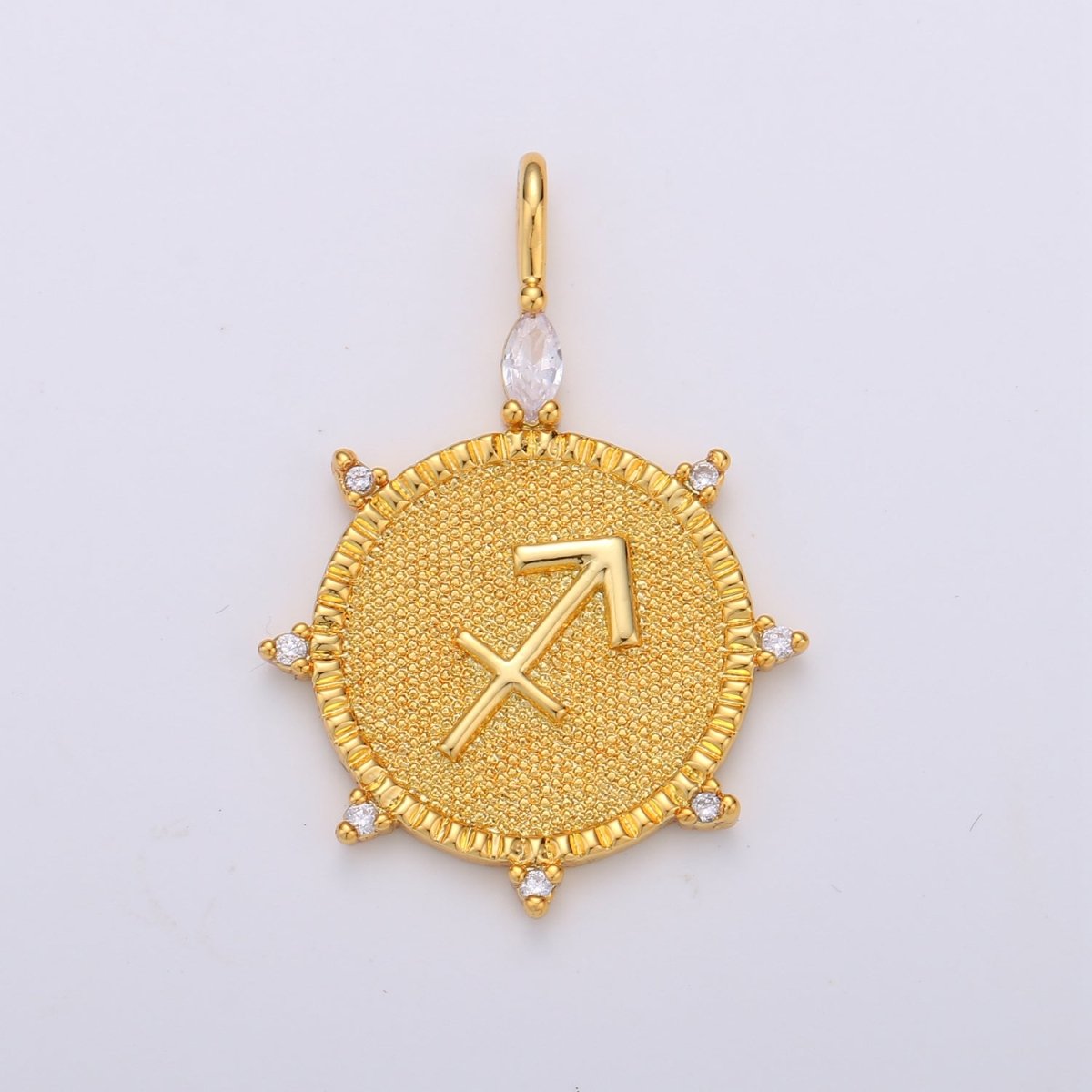 24k Gold Filled Zodiac Charms, Astrology Charms, Zodiac Necklace Charms, 12 Zodiac Charms for Jewelry Making Supply A-495-A-506 - DLUXCA