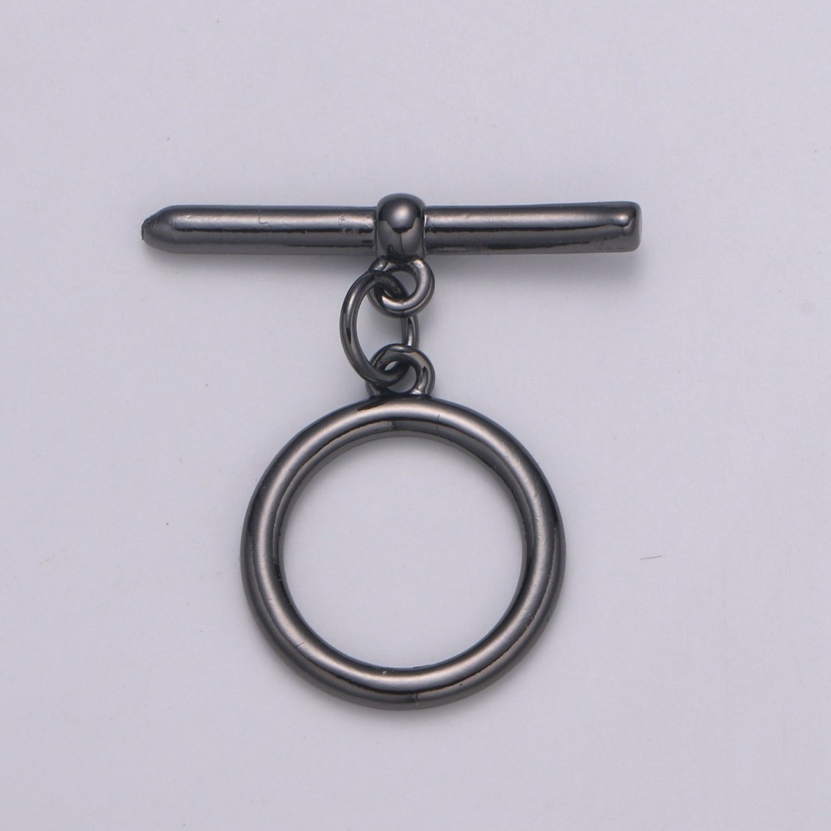 24K Gold Toggle Clasp with jump ring chose color-Gold, Rose Gold Black, Silver OT Clasp for Jewelry Making Supply L-140 L-214 L-215 L-216 - DLUXCA