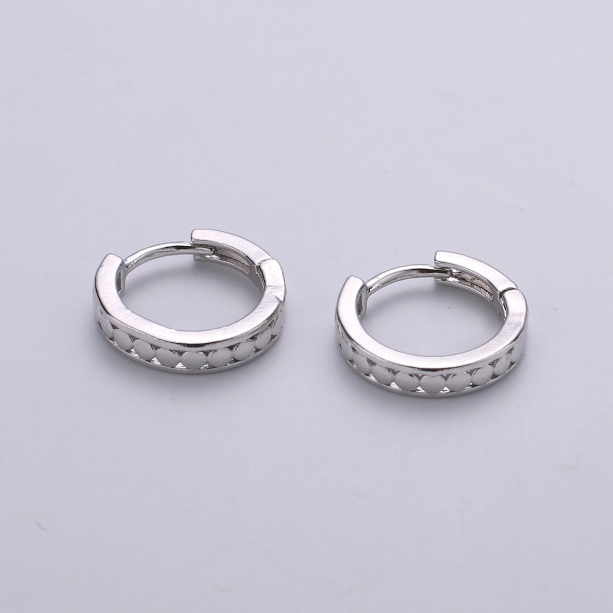 24k Vermeil Gold Earrings, Huggie Earring, Tiny Earrings, Circle Earrings, Handmade Earrings, Everyday Wear Earrings, Rosegold Earring K-696 - K-698 - DLUXCA