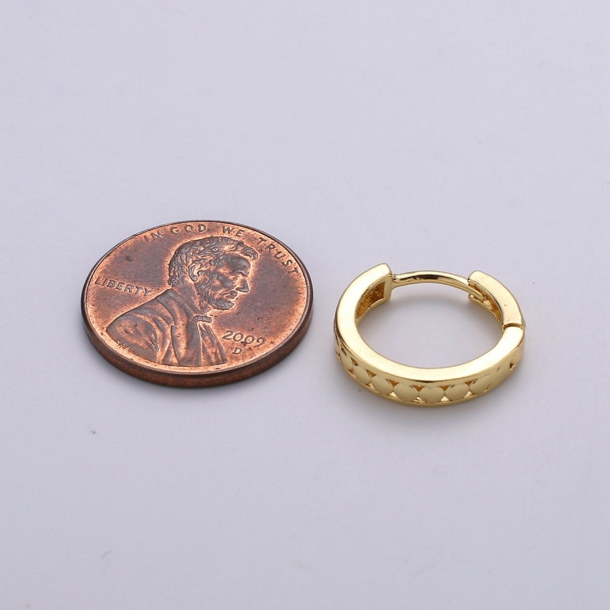 24k Vermeil Gold Earrings, Huggie Earring, Tiny Earrings, Circle Earrings, Handmade Earrings, Everyday Wear Earrings, Rosegold Earring K-696 - K-698 - DLUXCA