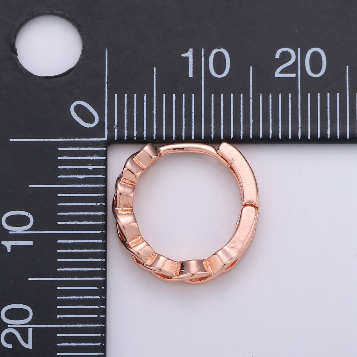 24k Vermeil Gold Earrings, Huggie Earring, Tiny Earrings, Twisted Vine Earrings, Everyday Wear Earrings, Rosegold Earring, Silver Earring K-693 K-694 K-695 - DLUXCA