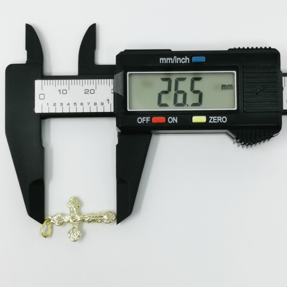 27x17mm Wholesale Gold Filled Jesus on Cross Pendant, 24K or 14K Option, Christian Pendant for Necklace Bracelet Anklet Making J-193 J-194 - DLUXCA