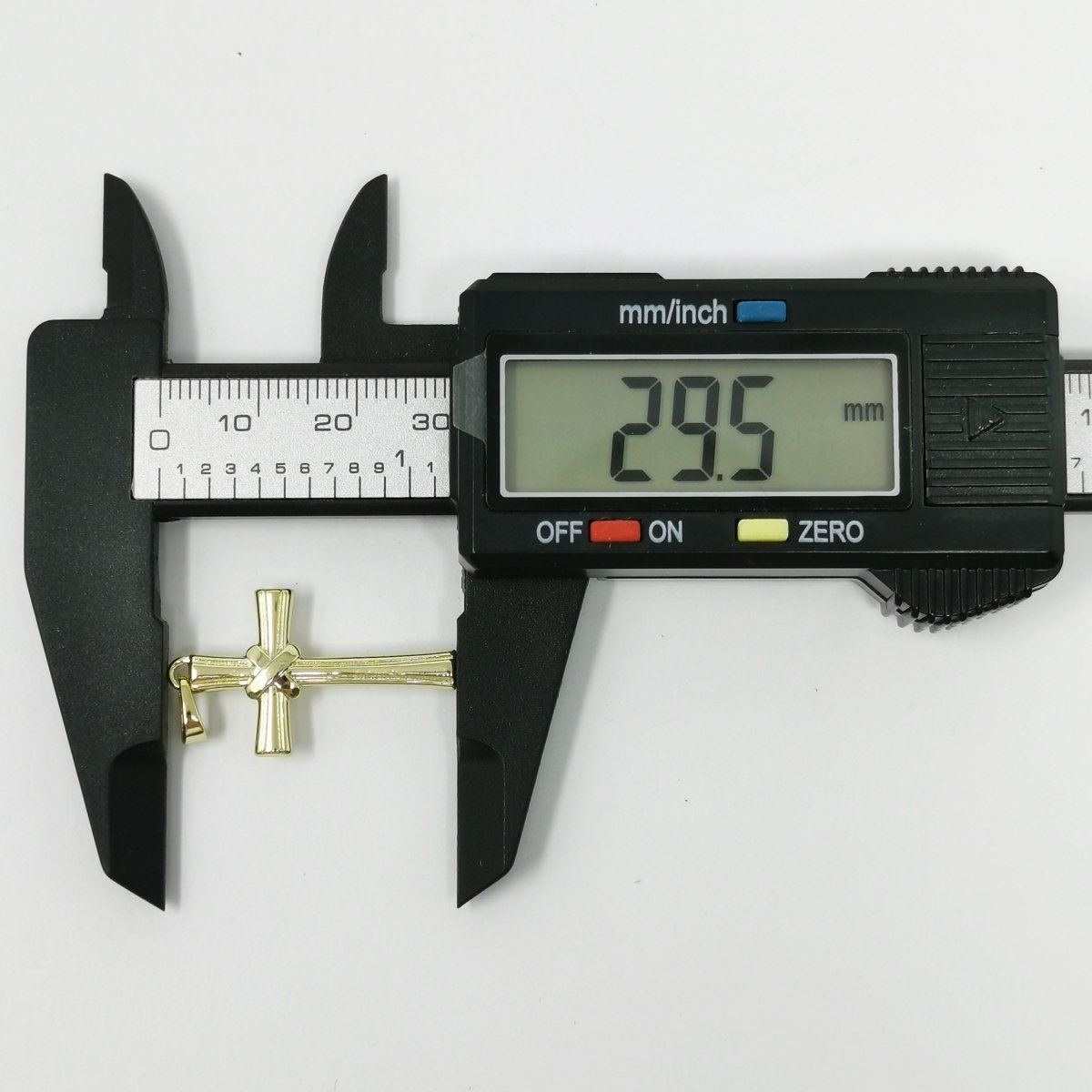30x17mm Wholesale 14K Gold-Filled Cross Pendant, Christian Pendant for Necklace Bracelet Anklet Making J-181 - DLUXCA