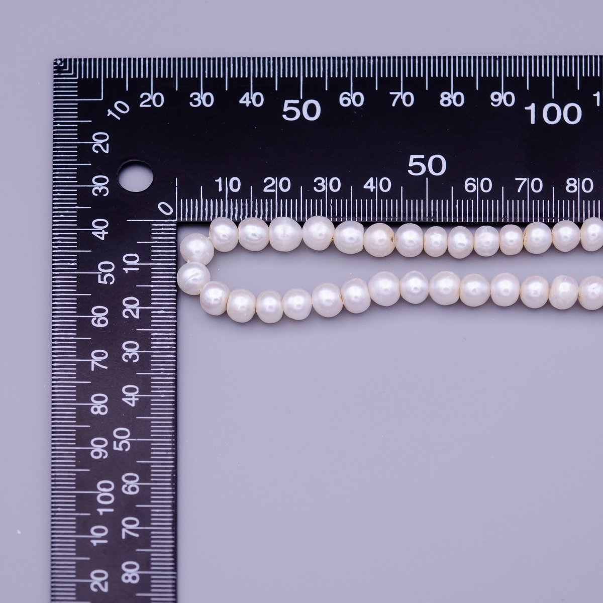 6.5mm Natural AAA Nugget Freshwater Pearl Bead 70pcs Full Strand | WA-1322 Clearance Pricing - DLUXCA