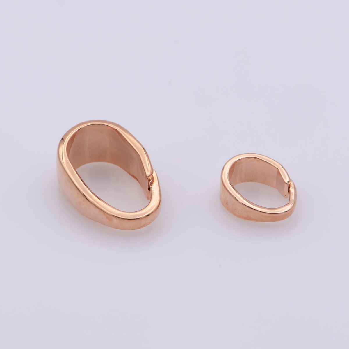 6mm, 9mm Bail For Pendant Snap-on for Pendant, Clip On Bails Bail and Necklace Jewelry Making And Wholesale Findings 14K Gold Filled K-884 to K-891 - DLUXCA