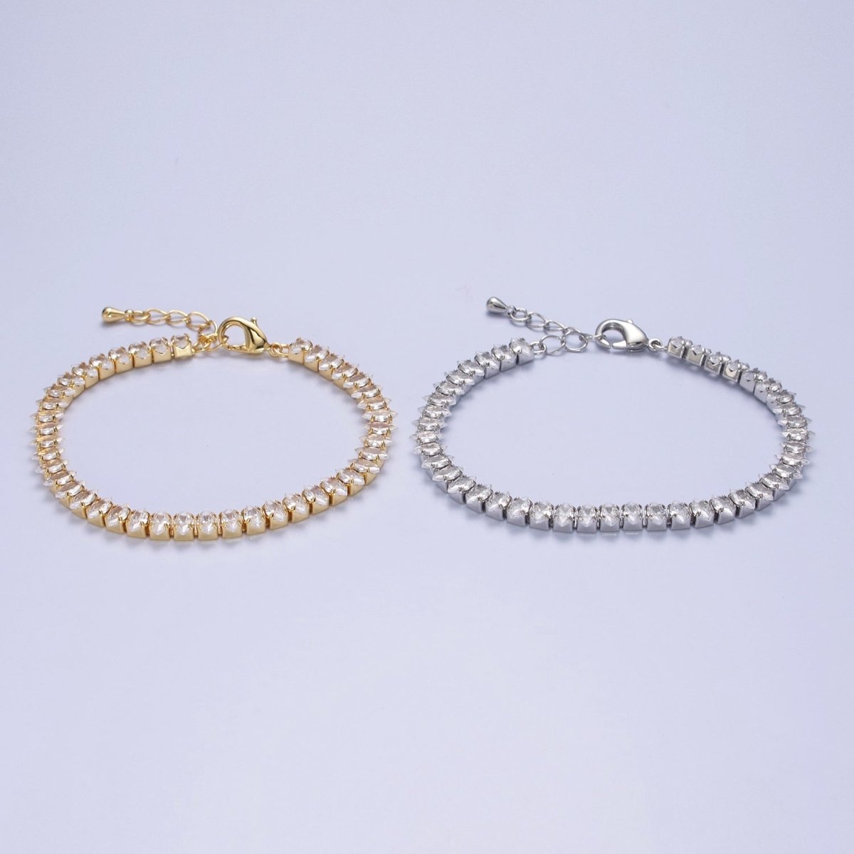 7" Marquise Tennis Chain Bracelet | WA-904 WA-905 Clearance Pricing - DLUXCA