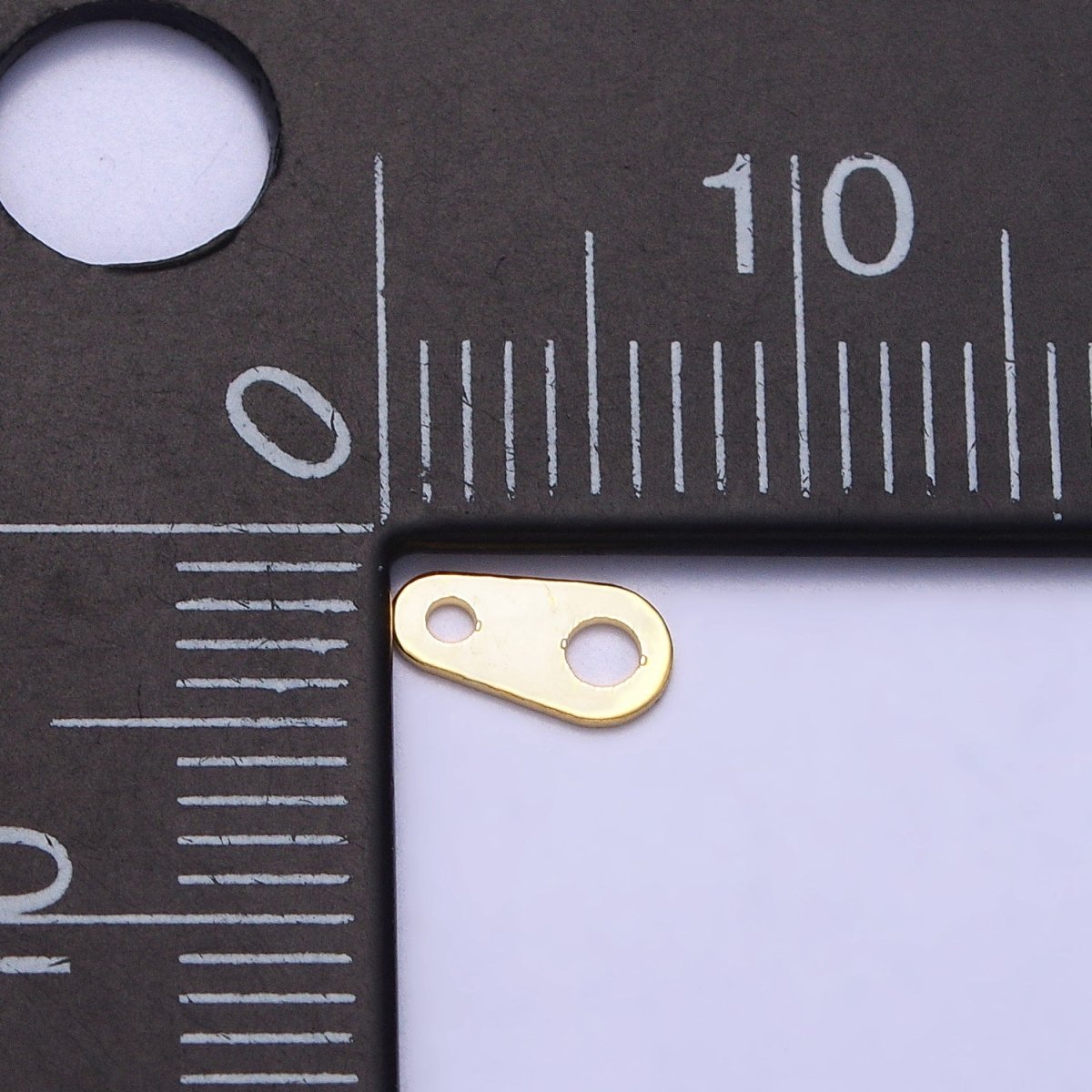 7mm Gold Plated Clasp Tag Ends for Necklace Bracelet Anklet Jewelry Making Supply AC245 - DLUXCA
