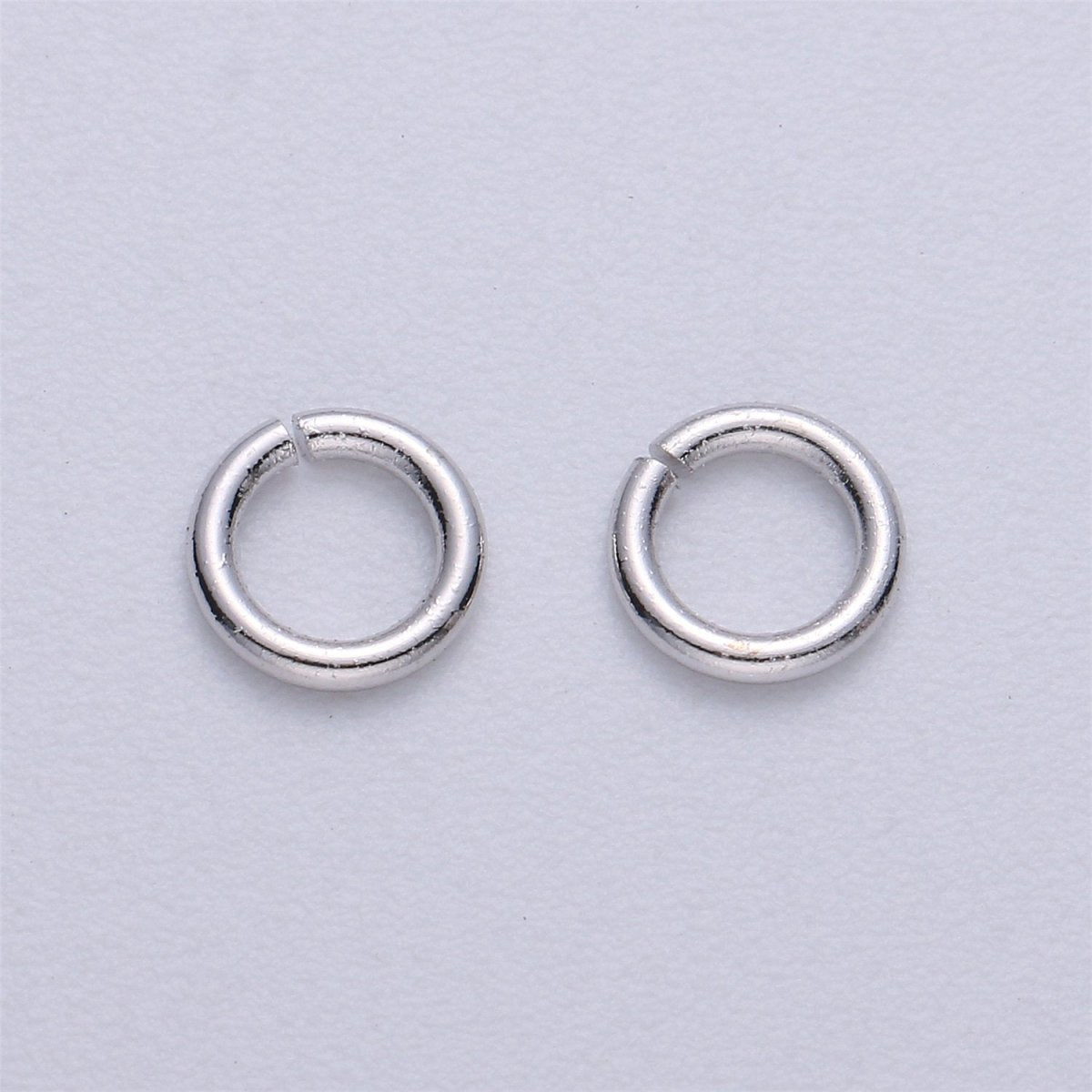 90pcs 6mm Gold Filled Open Jump Ring 6mm outer 18 gauge / 1mm, Rose Gold, Rhodium Plated, Black Gun Metal O jump Ring for supply O-028 ~ O-031 - DLUXCA