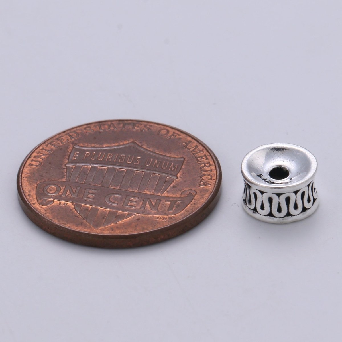 925 Sterling Silver Snake Bead, Design Bead Silver Bali Style Bead for Necklace Bracelet Earring, Bracelet Bead SL-219 - DLUXCA