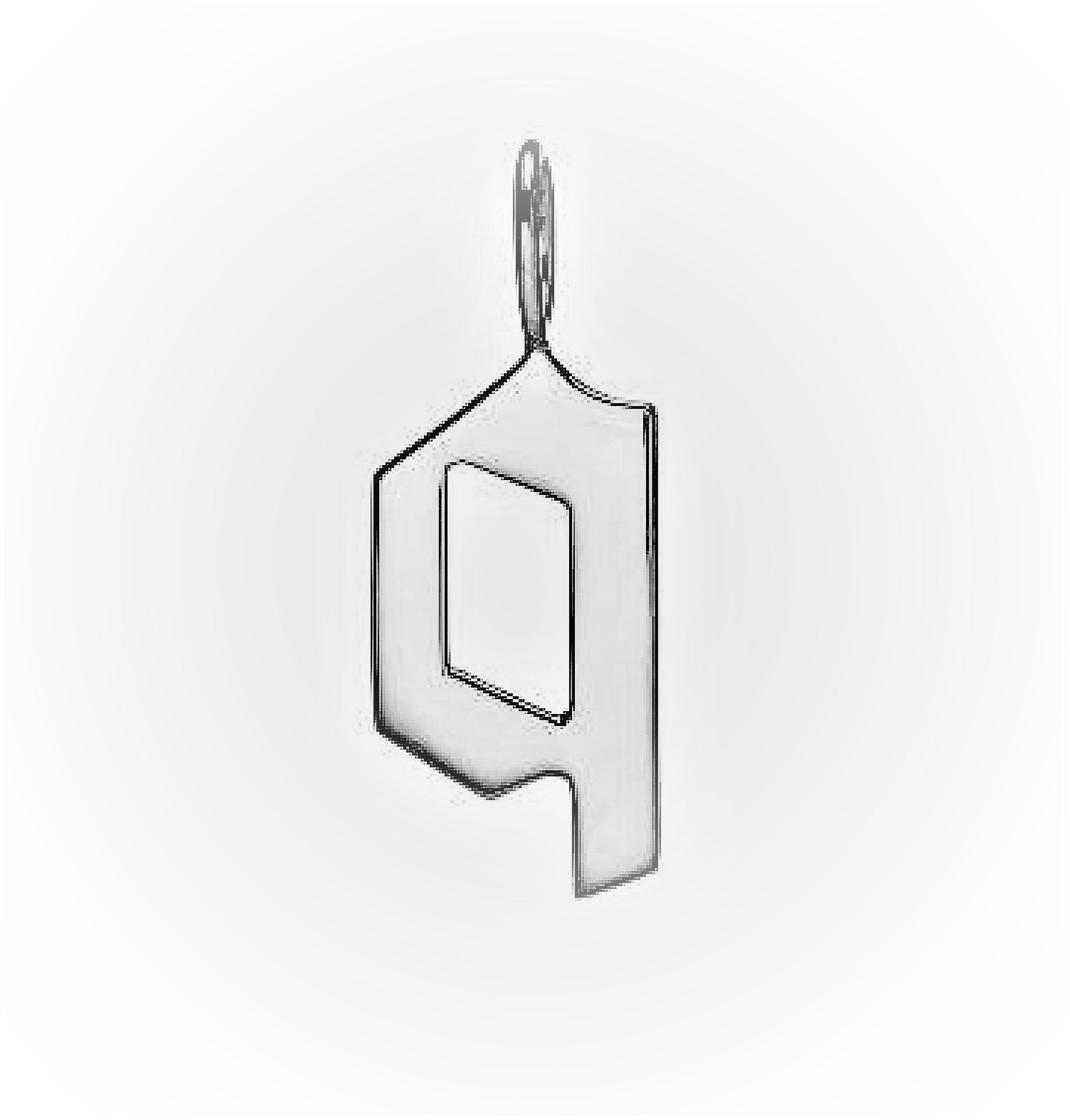 Gold Filled Charm Personalized Gotic Initial Letter Charm Necklace, Custom Old English Font Style, Delicate Initial Necklace For Women Men (Small) | A-213 to A238, A-240 to A-265 - DLUXCA