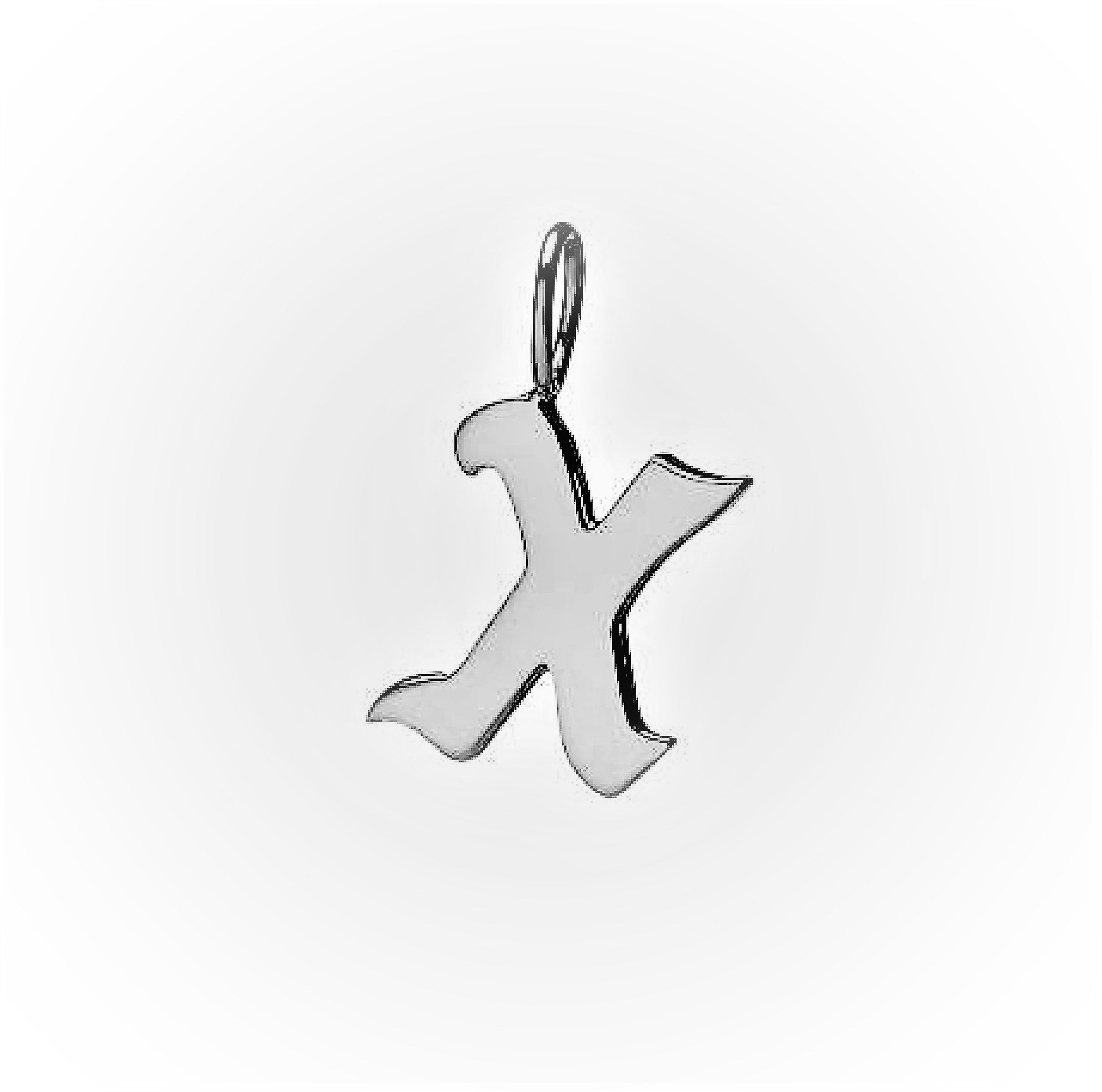 Gold Filled Charm Personalized Gotic Initial Letter Charm Necklace, Custom Old English Font Style, Delicate Initial Necklace For Women Men (Small) | A-213 to A238, A-240 to A-265 - DLUXCA