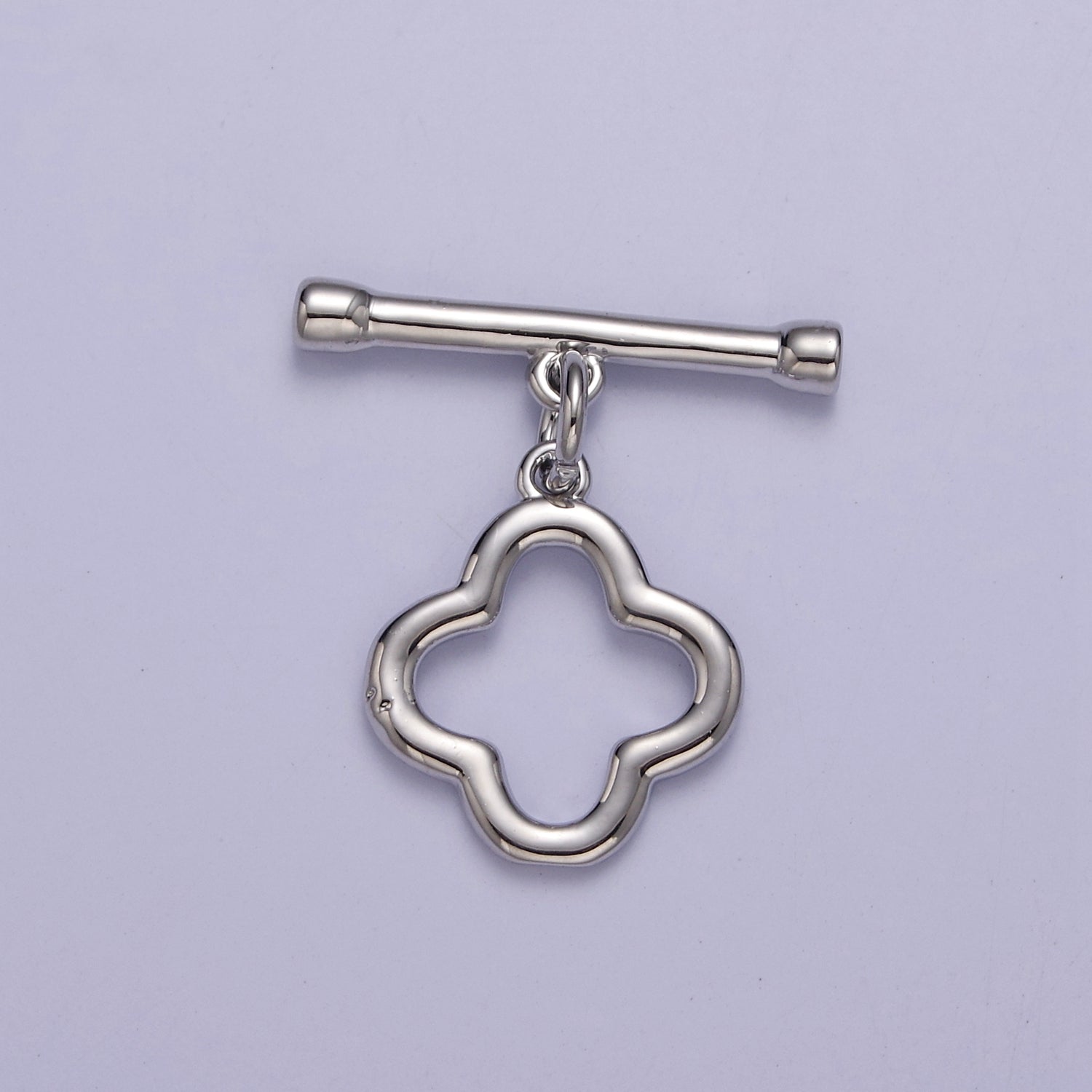 24k Gold Filled Flower Toggle Clasp, Jewelry Clasp OT Clasp Findings L-702 - DLUXCA