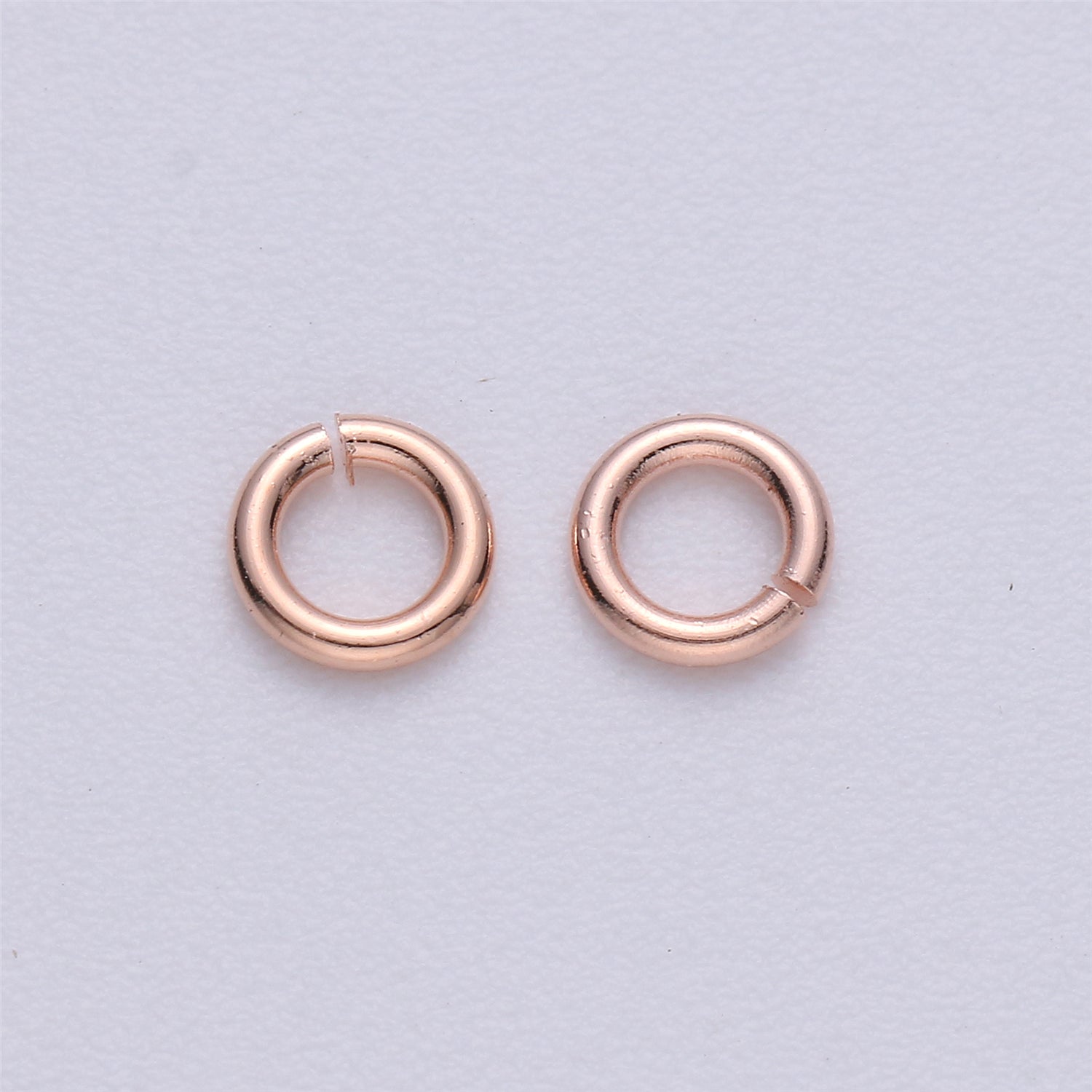 110 / 160 pcs 5mm 18ga 22 gauge Real Gold Plated Open Jump Rings Rhodium Plated Rose Gold Black Gun Metal O Ring 5 mm Attach Charm Clasp - DLUXCA