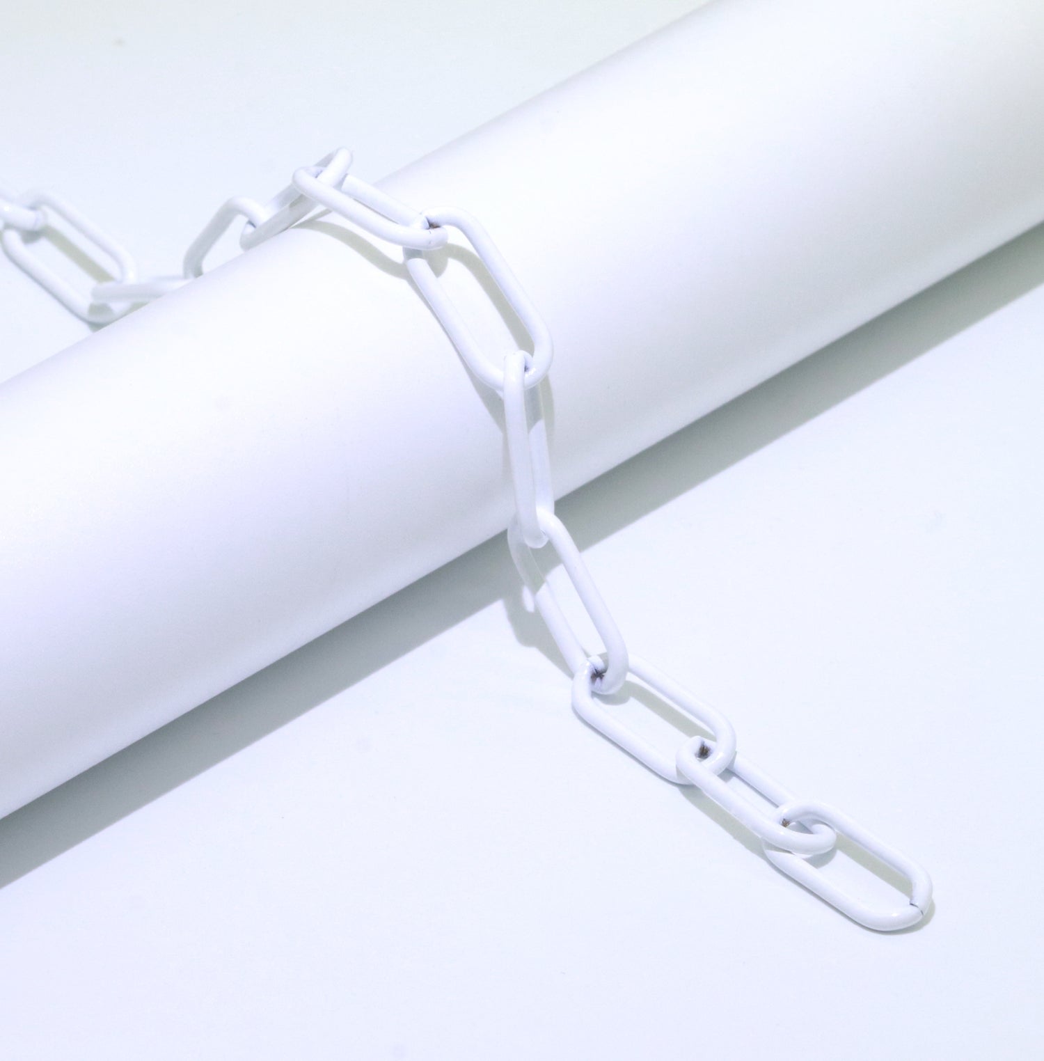 Clearance Pricing BLOWOUT Enamel PAPER CLIP Link Elongated Chain by Yard, Colorful Chain In Green, Hot Pink, Dark Green, Lavender, Black For Jewelry Making | ROLL-528, ROLL-530, ROLL-531, ROLL-532, ROLL-533 - DLUXCA