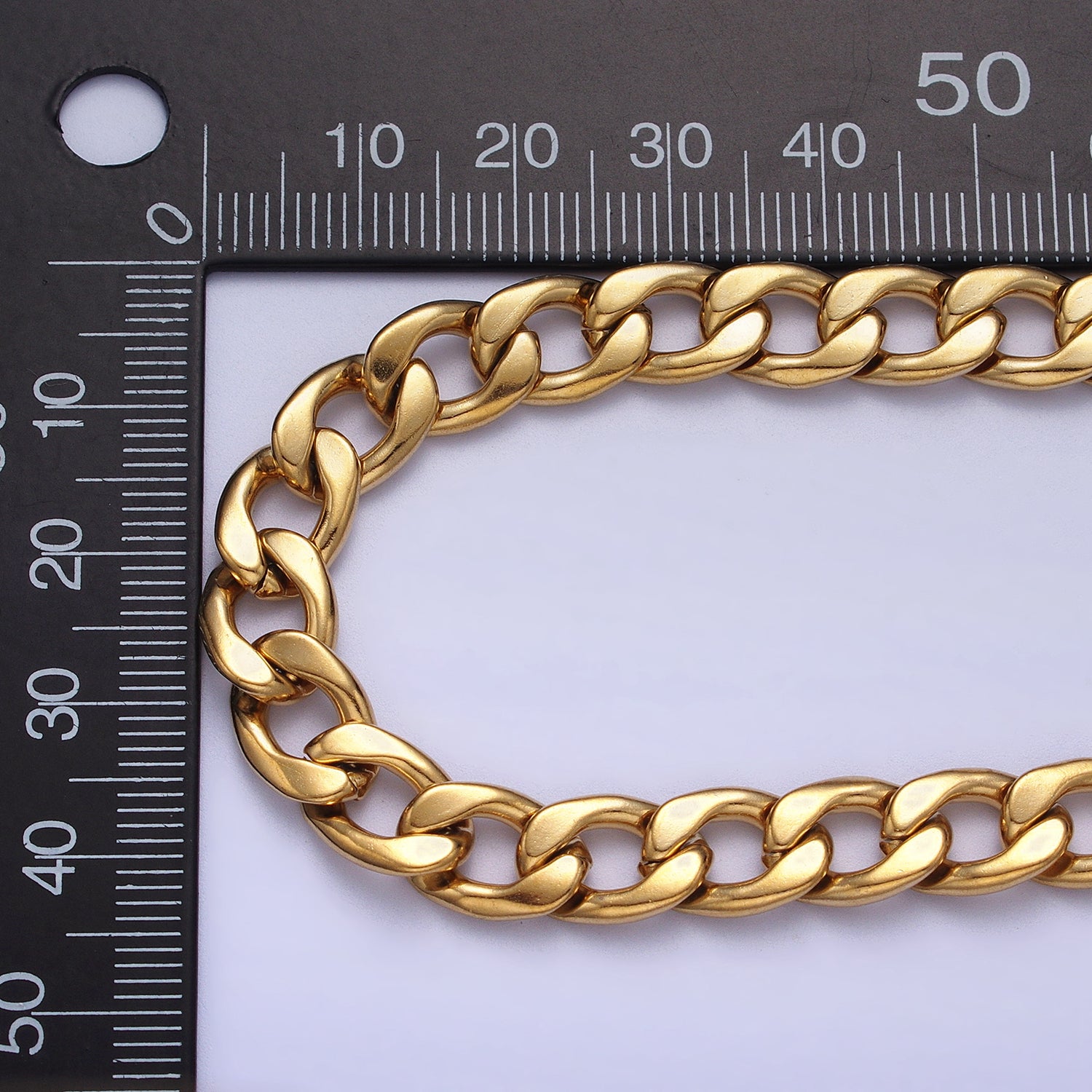 Long Gold Miami Cuban Curb Chain Necklace Stainless Steel 8.5mm Thick Men's Chain 23.5 inch Necklace WA-1589 WA-1590 - DLUXCA