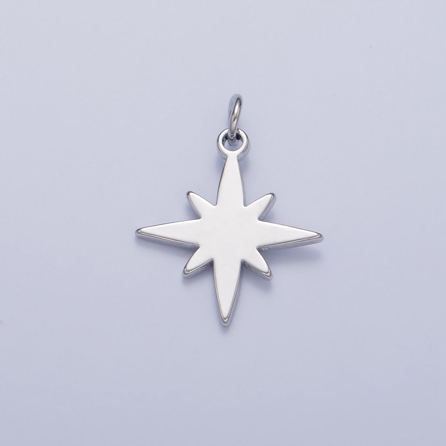 Dainty Gold Flat Polaris Northstar Pendant Only Charm for Necklace Bracelet Earring 14K or 24K Gold Filled W-461 - DLUXCA