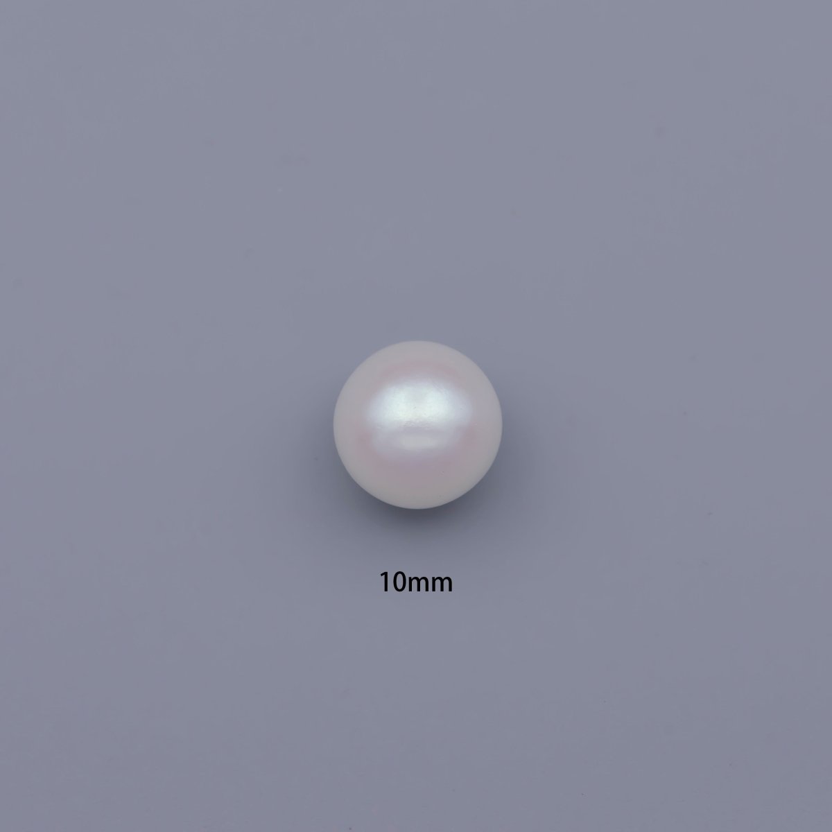 AB Iridescent White Acrylic Pearl Beads, Gumball Round Beads 10mm, 13mm P-1832 P-1834 - DLUXCA