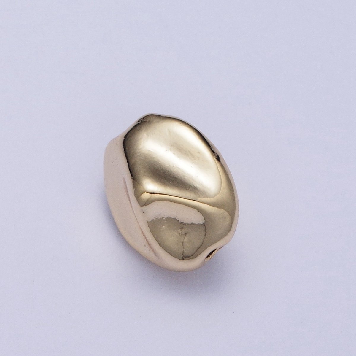 Abstract 10.7mmx9.2mm Gold & Silver Geometric Spacer Bead Supply For Jewelry Bracelet Making | W-928 W-929 - DLUXCA