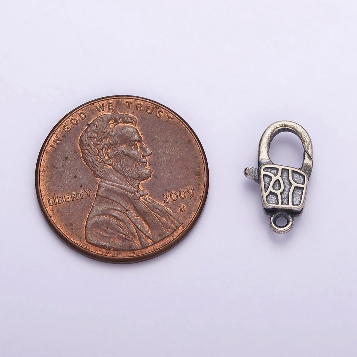 Antique Silver Clasp s925 Sterling Silver Vintage Lobster Clasp for Jewelry Making SL-298 - DLUXCA