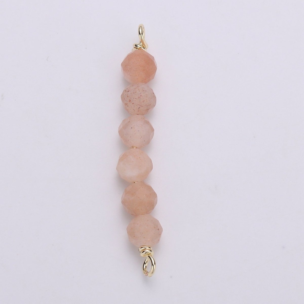 beads Connector for Necklace Bracelet Earring jewelry supplies Component in 14k Gold Filled wire Finding Natural Stone Beads F-530 - F-542 - DLUXCA