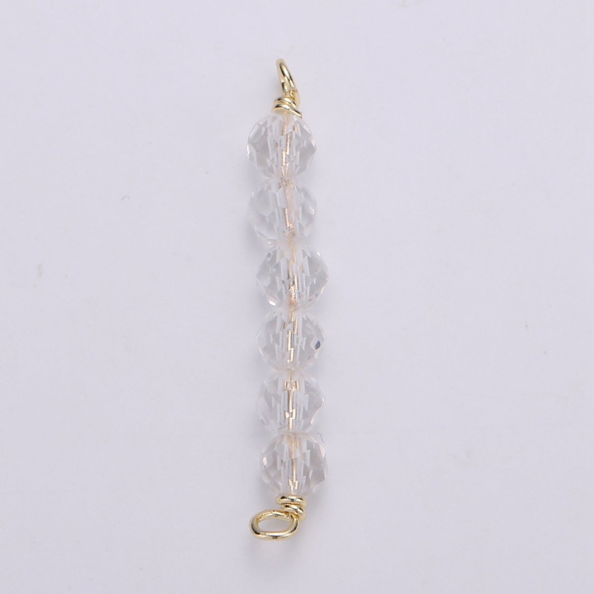 beads Connector for Necklace Bracelet Earring jewelry supplies Component in 14k Gold Filled wire Finding Natural Stone Beads F-530 - F-542 - DLUXCA