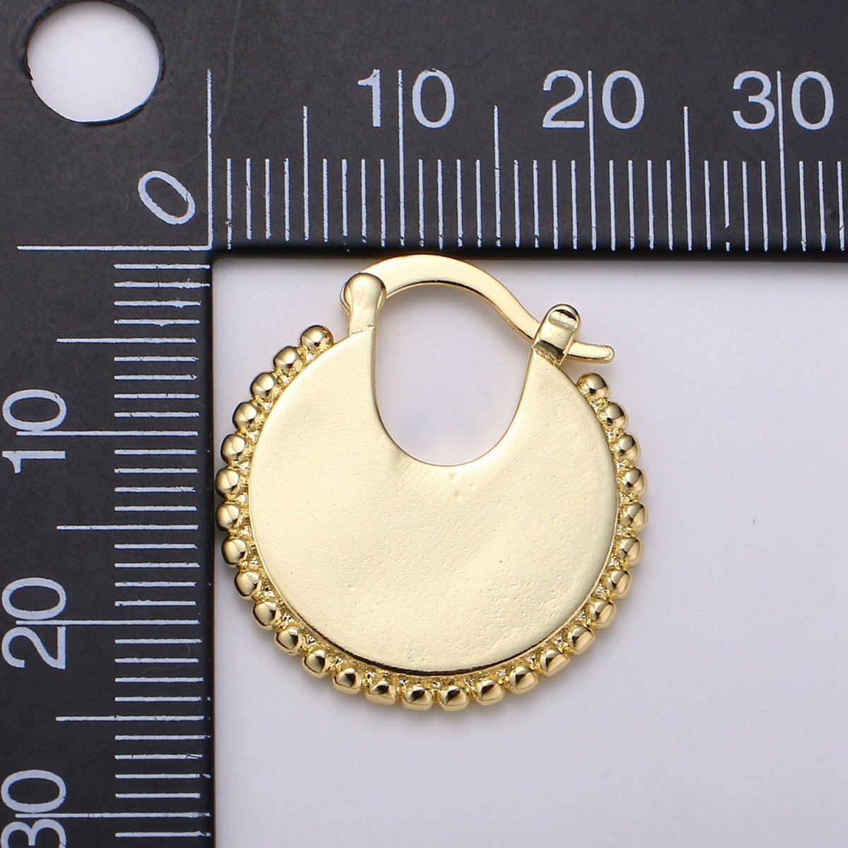 Big Statement Gold Earrings, Gold Fan Earrings, Large Gold Earrings, Women Big Earrings Bold Statement Jewelry Q-337 - DLUXCA