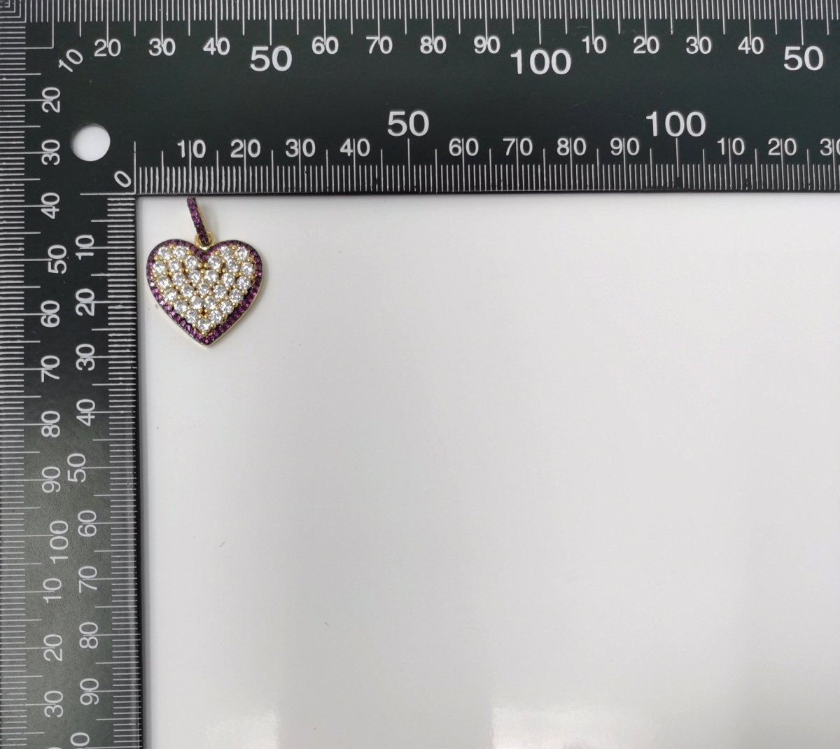 Black Green Blue Pink CZ Heart Pendant,Micro Pave Heart Pendant Cubic Heart Pendant, Gold Heart Jewelry for Necklace Earring Supply I-391 - DLUXCA