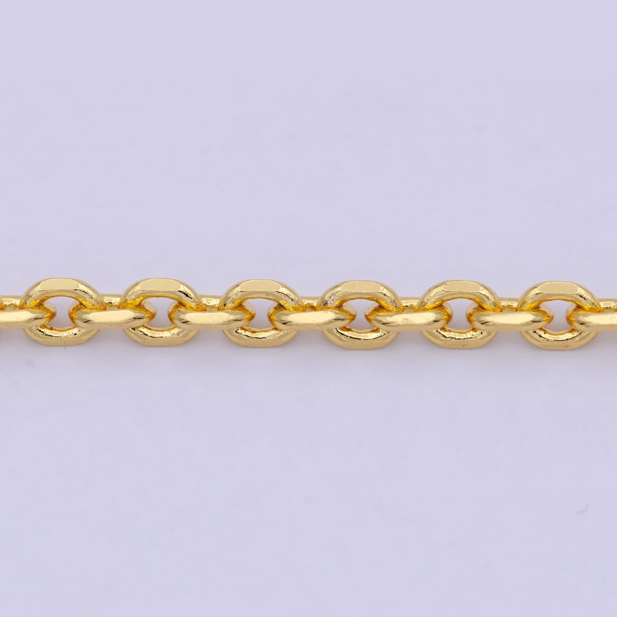 Cable Chain necklace, 24k gold filled chain Dainty gold filled chain, minimalist necklace 17.7 inch chain | WA-809 Clearance Pricing - DLUXCA