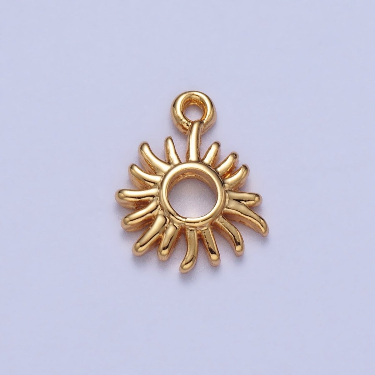 Celestial Shinning Sun Laser Beam Open Add-On Charm in Gold & Silver | AC040 AC041 - DLUXCA