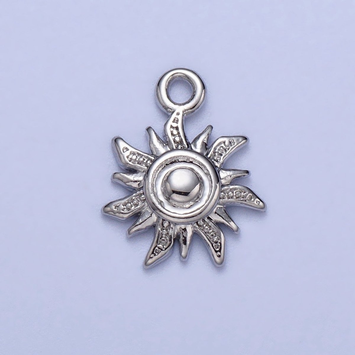 Celestial Textured Bohemian Yogi Sun Charm in Gold & Silver | AC-030 AC-031 - DLUXCA