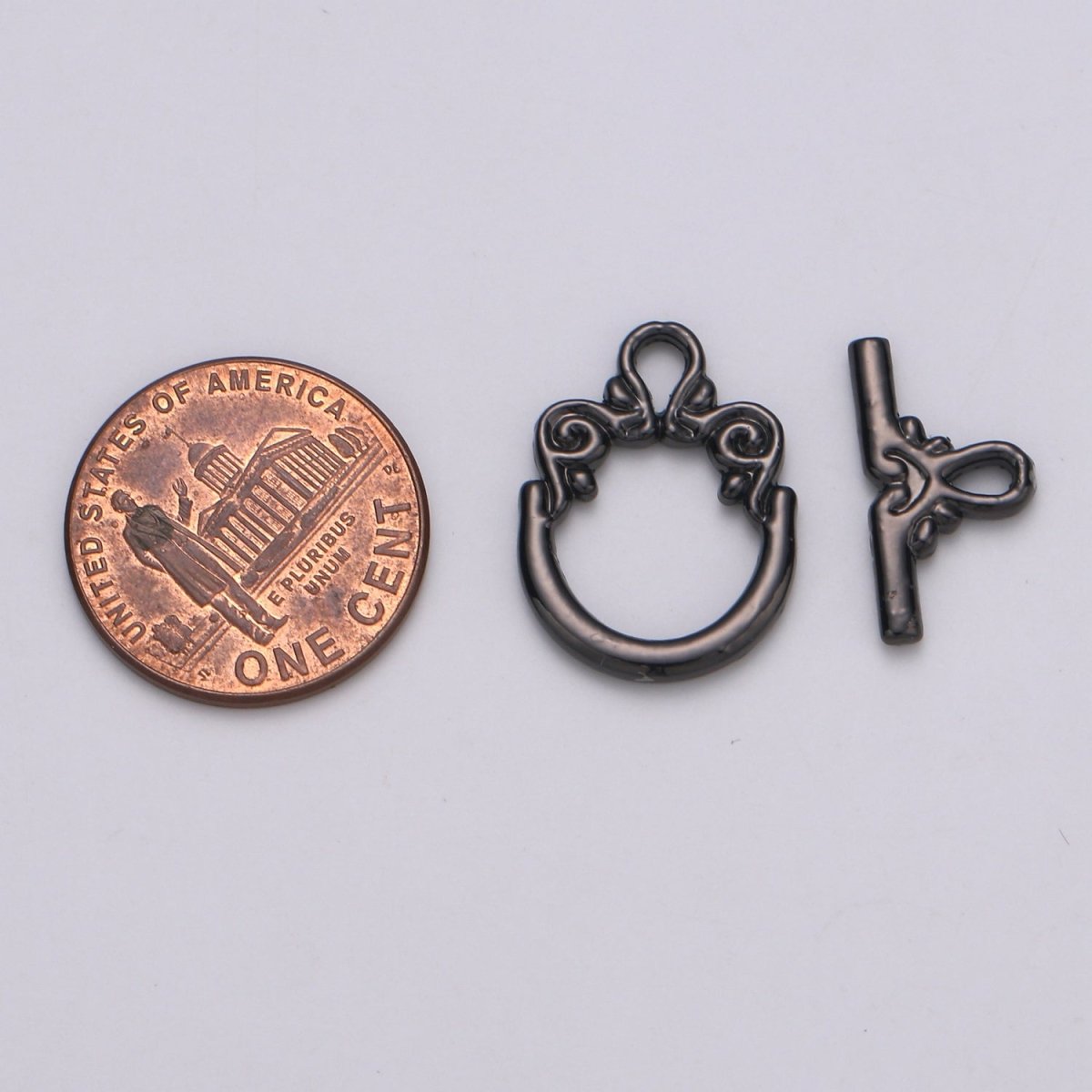 Classic Vintage Style Flower Cloud Gold Filled Toggle Clasp For Necklace Bracelet Anklet Jewelry Making L-050~L-053 - DLUXCA