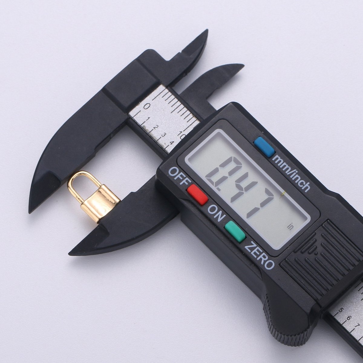 Clearance 7mm, 15mm, 20mm Dainty 18k Gold Filled Padlock Charm, Tiny Padlock charm Small lock Pendant Love Lock for Earring Necklace Bracelet Making K-114 K-040 K-149 - DLUXCA