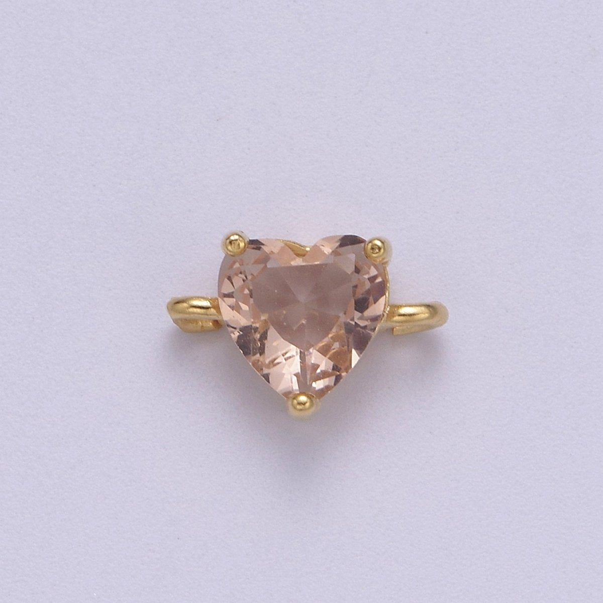 Colorful Little Heart Connectors Charms Mini Valentine Connectors Tiny Heart Charms Jewelry Supplies 10x7mm F-629~F-640 - DLUXCA