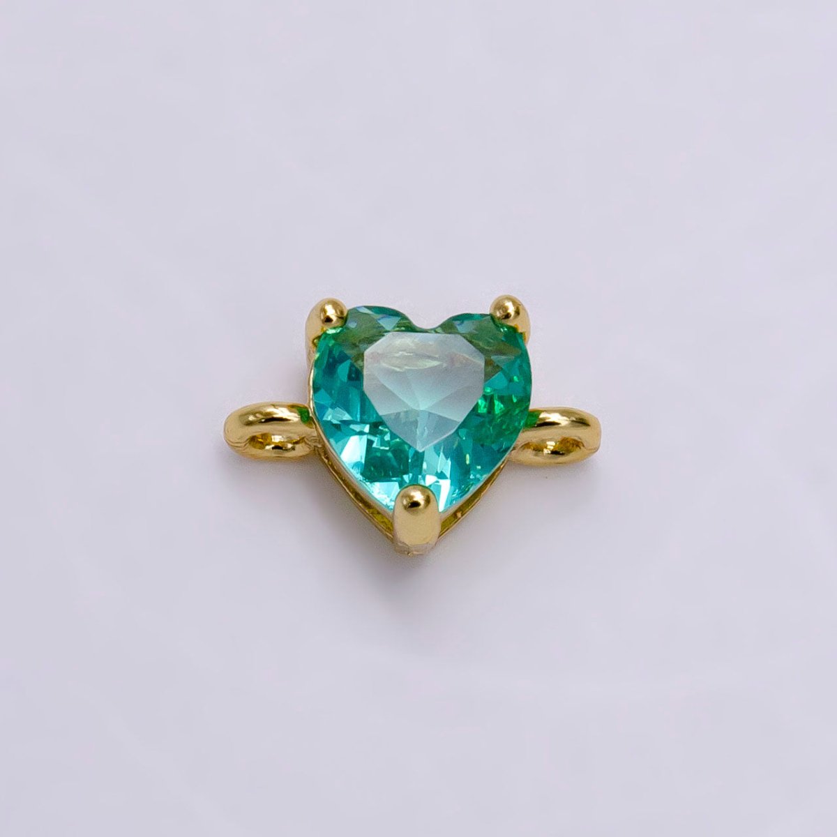 Colorful Little Heart Connectors Charms Mini Valentine Connectors Tiny Heart Charms Jewelry Supplies 10x7mm F-629~F-640 - DLUXCA