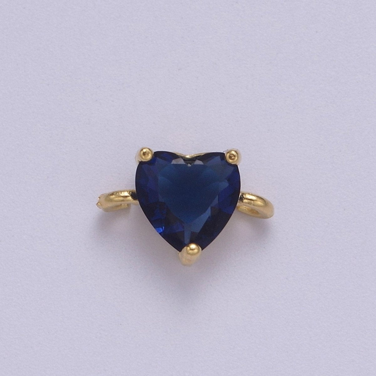 Colorful Little Heart Connectors Charms Mini Valentine Connectors Tiny Heart Charms Jewelry Supplies 10x7mm F-629~F-640 - DLUXCA