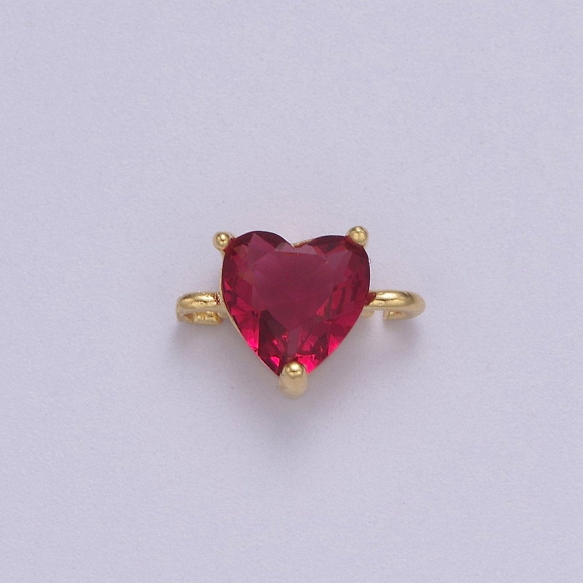 Colorful Little Heart Connectors Charms Mini Valentine Connectors Tiny Heart Charms Jewelry Supplies 10x7mm F-629~F-640 - DLUXCA