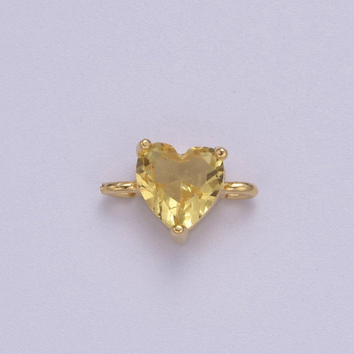 Colorful Little Heart Connectors Charms Mini Valentine Connectors Tiny Heart Charms Jewelry Supplies 10x7mm F-629~F-640 - DLUXCA