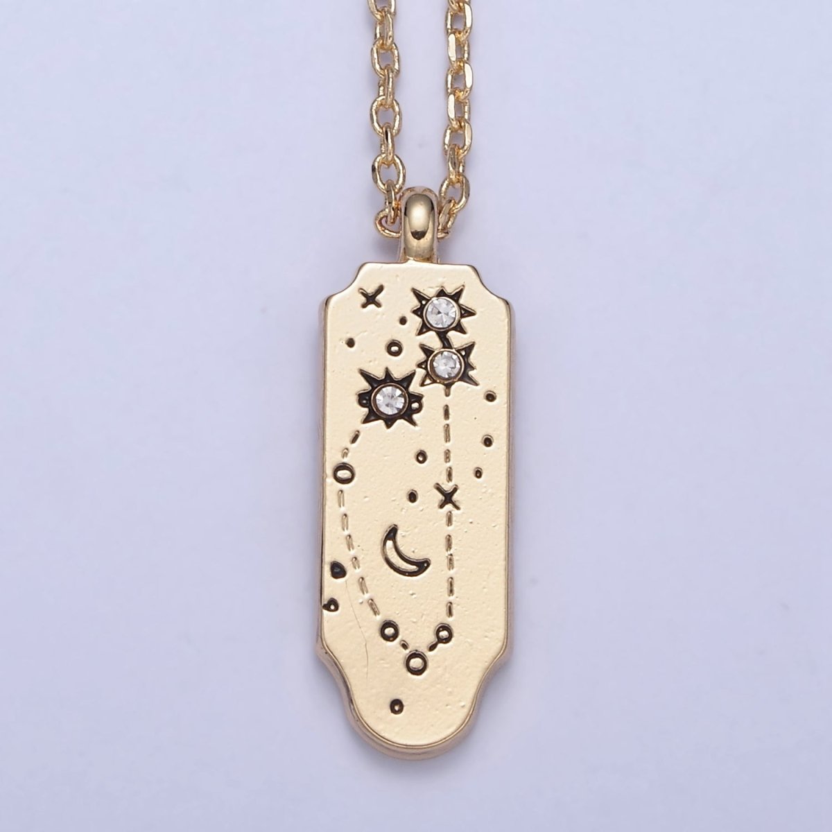 Constellation Zodiac Charms Necklace Astrology Zodiac Necklace Charms, 12 Zodiac Charms Ready to Wear Necklace for Personalized Jewelry Wholesale | WA-491 to WA-502 Clearance Pricing - DLUXCA