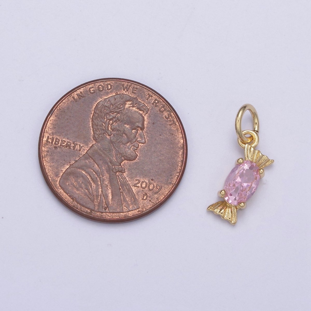 Cubic Candy Charm,14k Gold Filled Candy Pendant Add on Foodie Jewelry Making Supplies N-375 - N-380 - DLUXCA