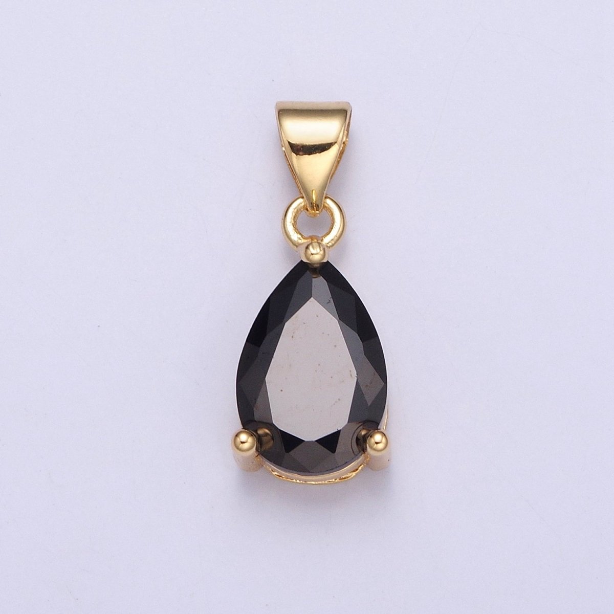 Cubic Zirconia Teardrop Pendant For Jewelry Making I-098 I-124 I-136 I-144 I-146 I-147 I-150 - DLUXCA