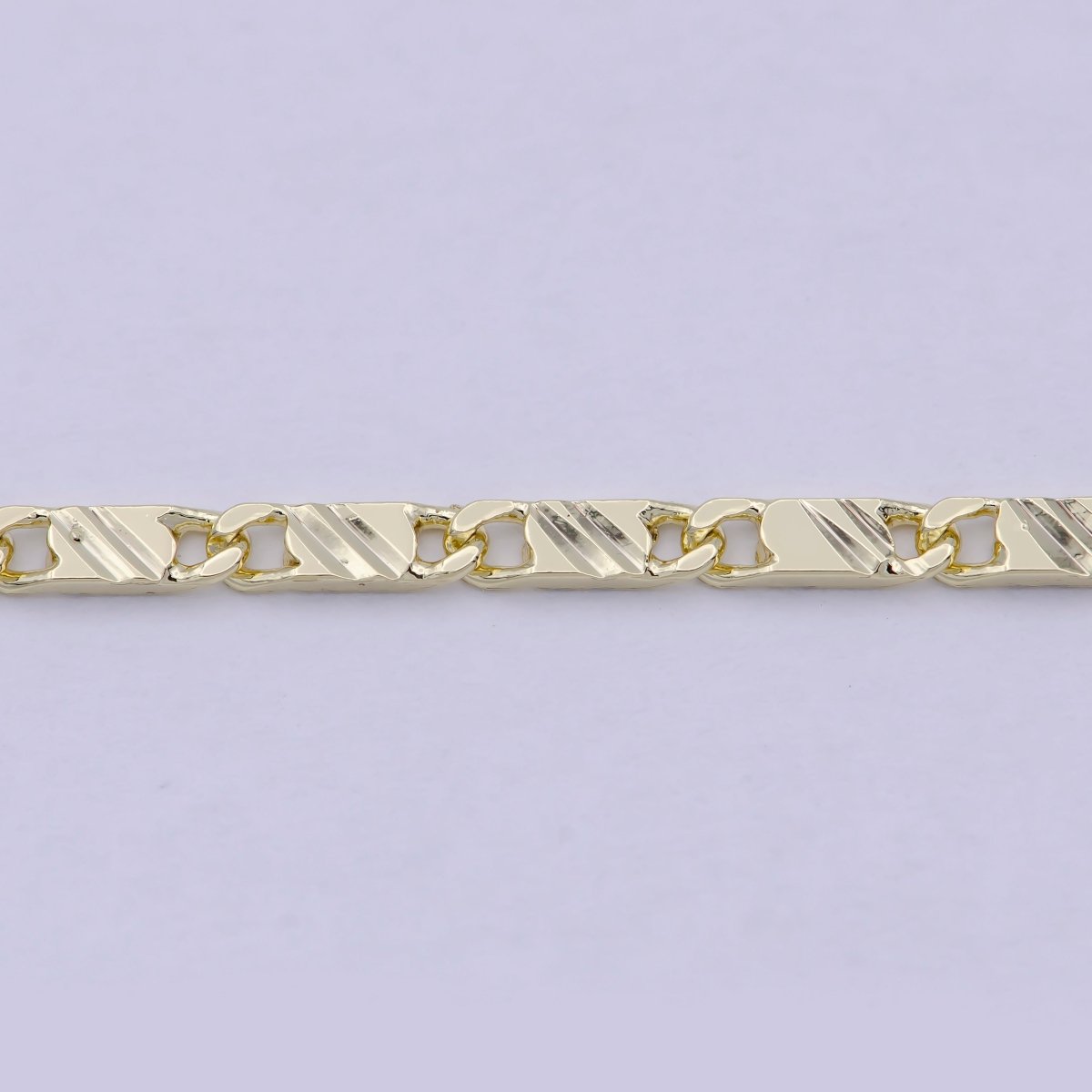 Dainty 14K Gold Filled Scroll Chain for Woman Necklace 17 inch | WA-801 Clearance Pricing - DLUXCA