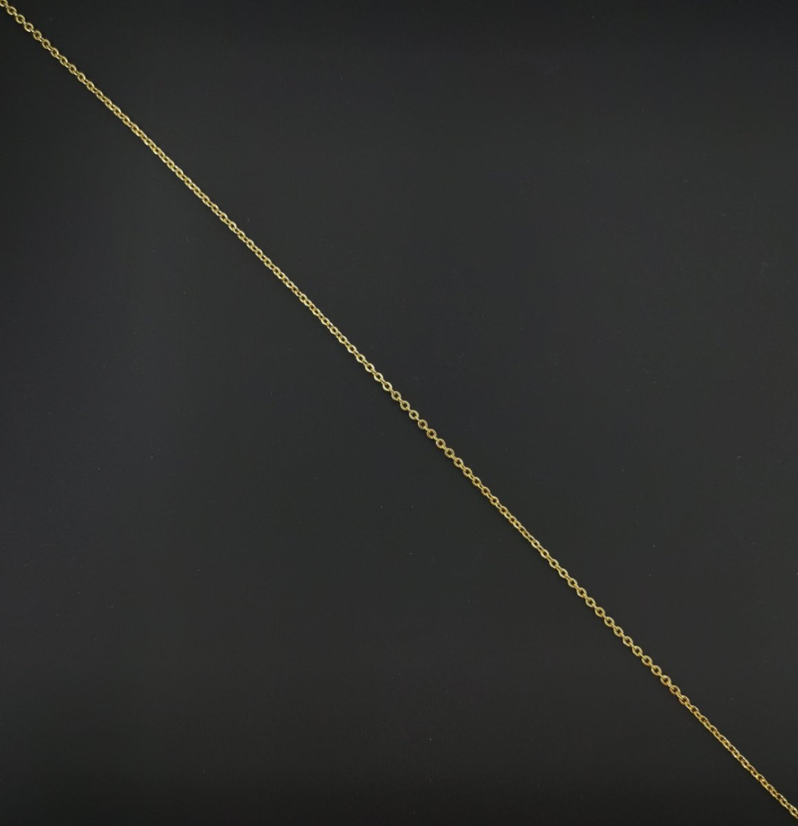 Dainty 16K Gold Filled Chain by Yard For Jewelry Making, Lead Free Nickel Free Chain for Necklace | ROLL-024 - DLUXCA